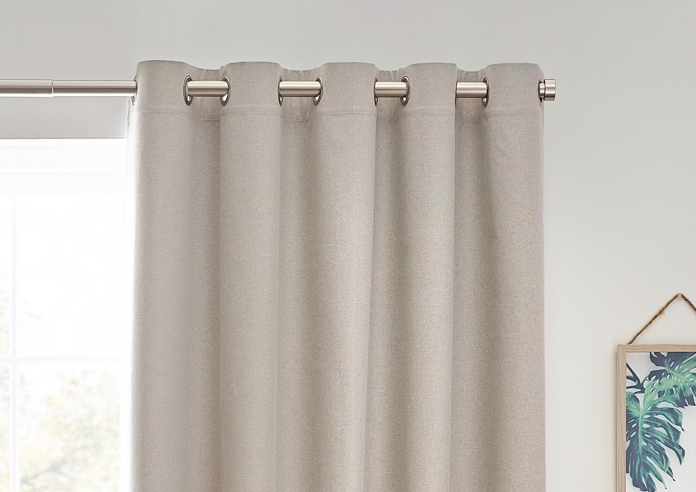 Dawn (Blackout) Eyelet, Linen - Ready Made Curtains - Image 9